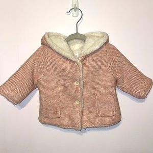 Baby Gap Pink Sherpa Sweater BNWOT